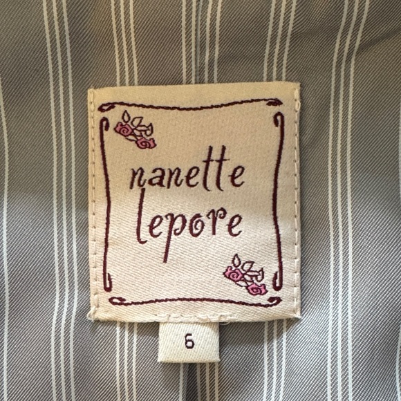 Nanette Lepore Black Pinstripe Skirt Set - Picture 5 of 9